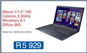 Mecer 17.3" HD Notebook W970SUW-2950M
