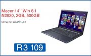 Mecer 14" Notebook W940TU-8.1