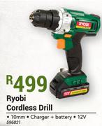 Ryobi 10mm 12V Cordless Drill