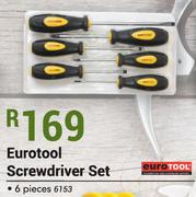 Eurotool 6 Pieces Screwdriver Set