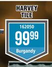 Harvey Tile Burgandy