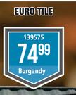 Euro Tile Burgandy