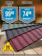 Harvey Tile Burgandy