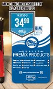Mix Concrete Screed/Plaster Build-40Kg