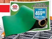 SABS Plastic USB Green 250 Micron 3.0m x 30m