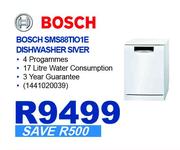 Bosch Dishwasher Silver SMS88TIO1E