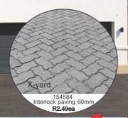 Interlock Paving 60mm-Each