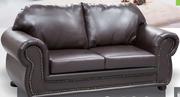 Nella 2 Division Couch Bonded Leather