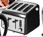 Swan 4 Slice Stainless Steel Toaster
