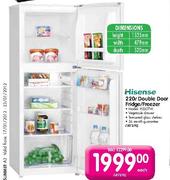 Hisense 220 Ltr Double Door Fridge/Freezer