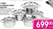 Primaries 10 Piece Stainless Steel Cookware Set
