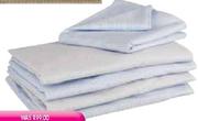 Room Service Pin Stripe Sheeting Single Fitted Each