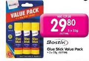 Bostik Glue Stick Value pack-3x25g