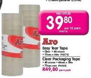 Aro Easy Tear Tape 40 Micron-Per 12 Pack