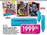 Wii Blue Console Bundle-Per Bundle