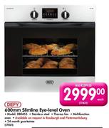 Defy 600mm Slimline Eye-Level Oven(DB0455)-Each