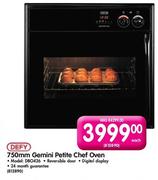 Defy 750mm Gemini Petite Chef Oven(DBO426)-Each