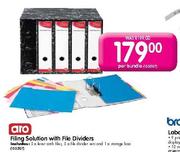 Aro Filing Solution With File Dividers