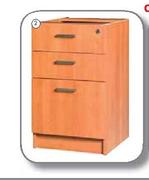 Classique 2 Dawer Deep Filer Desk High Pedestal