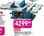 Makita 1500W 255mm Table Saw Each