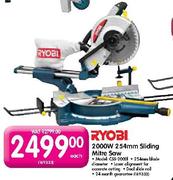 Ryobi 2000W 254mm Sliding Mitre Saw-CSS-2000
