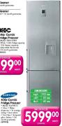 Samsung Combi Fridge/Freezer-430L Each