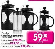  Prestige Coffee Plunger Range Milk Frother-450ml Each