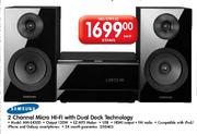 Samsung 2 Channel Micro Hi-Fi With Dual Dock Technology (MM-E430D)-Each