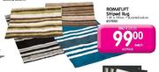 Romatuft Striped Rug-60x100cm Each