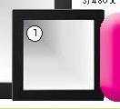 Mahogany Framed Mirror-400x400mm