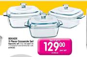 Bekker 3 Piece Casserole Set