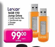 Lexar 16GB V10 Jump Drive Each