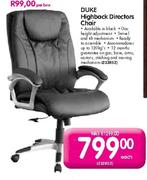 Duke Highback Directors Chiar