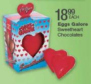 Eggs Galore Sweetheart Chocolates-Each