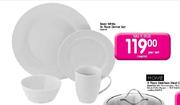 Basic White 16 Piece Dinner Set-Per Set