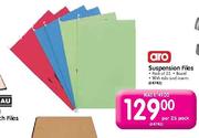 Aro Suspension Files-Per 25 Pack