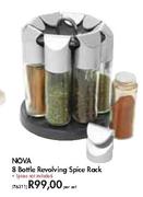 Nova 8-Bottle Revolving Spice Rack