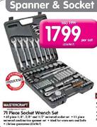 Mastercraft 71 Piece Socket Wrench Set-Per Set