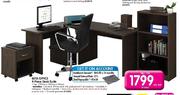 Beta Office 4 Piece Desk Suite-Per Set