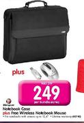 Notebook Case Plus Free Wireless Notebook Mouse