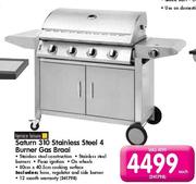 Terrace Leisure Saturn 310 Stainless Steel 4 Burner Gas Braai Each