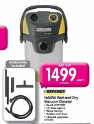 Karcher 1600W Wet And Dry Vacuum Cleaner-Each