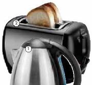 Salton Elite 4 Slice Stainless Steel Toaster-Each