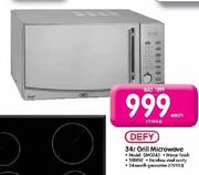 Defy 34Ltr Grill Microwave-Each