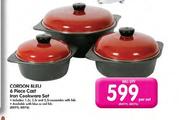 Cordon Bleu 6 Piece Cast Iron Cookware Set-Per Set