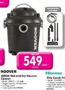 Hoover 1800W Wet & Dry Vacuum Cleaner (HWD20) - Each
