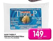 Sleep Thera-P Standard Moulded Pillow-45cm X 70cm Each