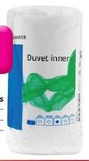 Primaries Hollowfibre Duvet Inners Single-Each