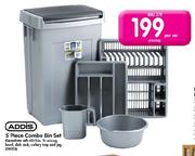 Addis 5 Piece Combo Bin Set