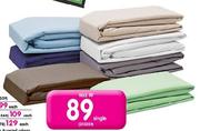 Primaries Sheeting Single Fitted Or Flat-Each